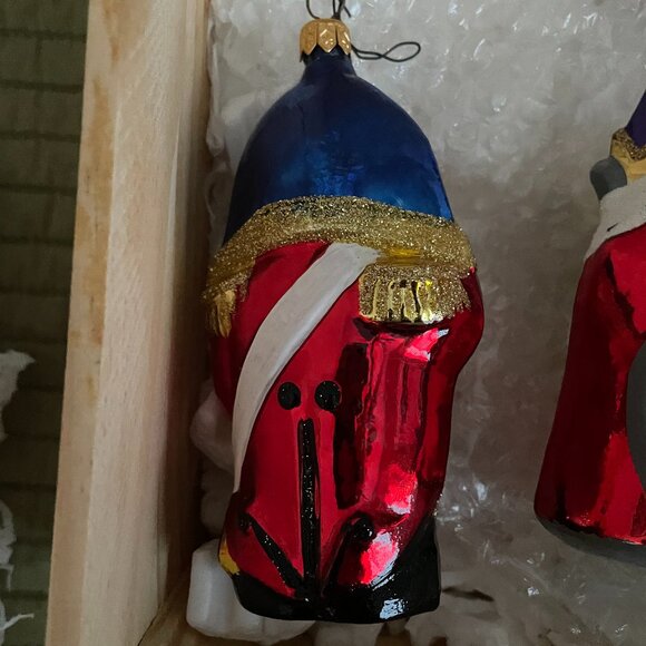 Polonaise Kurt S. Adler Nutcracker Suite Christmas Glass Ornament set - Picture 7 of 13